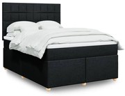 ΚΡΕΒΑΤΙ BOXSPRING ΜΕ ΣΤΡΩΜΑ ΜΑΥΡΟ 160X200 ΕΚ. ΥΦΑΣΜΑΤΙΝΟ 3293633