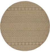 Χαλί Sahara 062A Beige Round New Plan 120X120cm Round