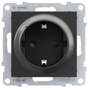 Σύνδεσμος Πρίζας 2π+γ Dark Grey  SEANO 765940 Legrand 765940
