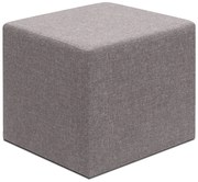 Σκαμπώ Linda Megapap υφασμάτινο χρώμα καφέ 40x40x40εκ.-GP043-0103,3