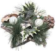 Χριστουγεννιάτικο Κηροπήγιο A-S Wood Candle Holder 137158S