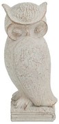 Διακοσμητική Κουκουβάγια 72426 10,5x9,5x20cm White-Beige Artekko Ρητίνη