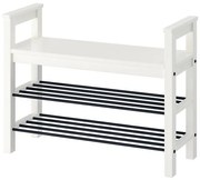 HEMNES Πάγκος με παπουτσοθήκη 002.438.00