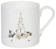 ΜΕΓΑΛΗ ΚΟΥΠΑ ΠΟΡΣΕΛΑΝΗΣ FINE BONE CHINA 425ml SOPHIE ALLPORT - FESTIVE FOREST