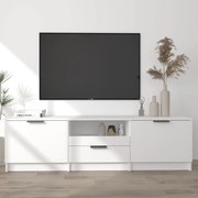 vidaXL Έπιπλο Τηλεόρασης Λευκό 140x35x40 εκ. από Επεξεργασμένο Ξύλο