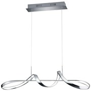 Φωτιστικό Οροφής - Ράγα Perugia R37091106 81x46x150cm Dim Led 4500Lm 37W Chrome RL Lighting