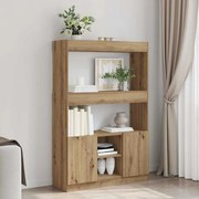 vidaXL Ντουλάπι Αρτισιανή Δρυς 92x33x140 εκ. από Επεξεργασμένο Ξύλο