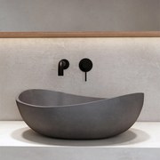 KARAG  ERIS Νιπτήρας επικαθήμενος με βαλβίδα ERIS Cement CS-0093 KARAG 57x37x20cm KARAG-5206836668543