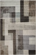 Χαλί Finesse 61975 White-Grey Βιοκαρπέτ 133X190cm