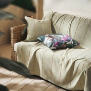 Ριχτάρι Πολυθρόνας (180x180) Gofis Home Rabia Green/Mustard 321/11