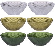 Μπολ Διάφανα/Πράσινα/Χρυσά 14.5cm 2Τμχ ALPINA