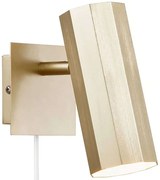 Φωτιστικό Τοίχου Alanis 2213441035 Φ6x12x15cm Gu10 15W Brass Nordlux