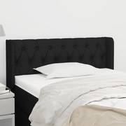 vidaXL Κεφαλάρι με Πτερύγια Μαύρο 93x16x78/88 εκ. Υφασμάτινο