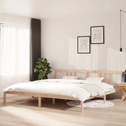 Σκελετός Κρεβατιού Χωρίς Στρώμα 200x200 εκ Μασίφ Ξύλο 814904
