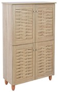 Shoe Cabinet Wooden 4 doors  Sonama 77x34x123