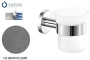 Ποτηροθήκη Επιτοίχια Sanco Ergon Graphite Dark 25901-122