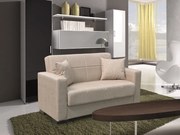 ROVER LIGHT BROWN ΥΦΑΣΜΑ 2ΘΕΣΙΟΣ ΚΑΝΑΠΕΣ/ΚΡΕΒΑΤΙ ΜΕ ΑΠΟΘ.ΧΩΡΟ 150Χ80Χ75εκ. ZITA PLUS 150Χ80Χ75εκ. ΚΡΕΒ.125Χ100