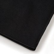 Σεντόνι Urban Line Με Λάστιχο Black Melinen Μονό 100x232cm 100% Βαμβάκι