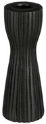 Κηροπήγιο Mango 02.1144653 6x15cm Black Ξύλο