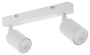 Πλαφονιέρα Φωτιστικό Οροφής 2xGU10 10W IP20 Top TK Lighting-6198-Λευκό 6198