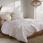 Σεντόνια Donter (Σετ 4τμχ) Beige Nef-Nef Homeware Υπέρδιπλo 240x270cm 100% Βαμβάκι
