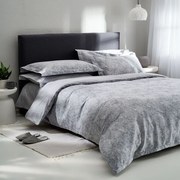 Παπλωματοθήκη Torino-1 (Σετ 3τμχ) Grey Vesta Home Υπέρδιπλo 230x240cm 100% Βαμβακοσατέν