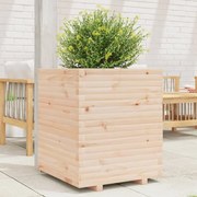 vidaXL Ζαρντινιέρα Κήπου 60x60x72 εκ από Μασίφ Ξύλο Πεύκου