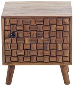 Artekko Brand Κομοδίνο/Ντουλάπι Ξύλινο Μελί Απόχρωση (43x35x47)cm Artekko 720-2108-LAP