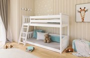 KENIV 90x200 λευκή κουκέτα LN8329