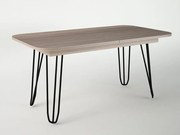 SARFURNITURE Τραπέζι  Άδης  ανοιγόμενο σταχτί SAR-112218