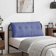 vidaXL Μαξιλάρι Πλάτης Μπλε τζην 100 x 19 x 50 εκ ύφασμα