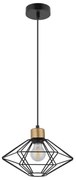 Φωτιστικό Οροφής Vario S 40550 28x28x80cm 1xE27 60W Black-Gold Sigma Lighting