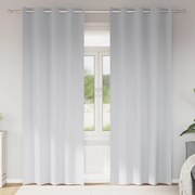 vidaXL Κουρτίνες 2 pcs Ανοιχτό Γκρι 225 x 140 εκ. Πολυεστέρας