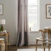 ΚΟΥΡΤΙΝΑ ΜΕ ΤΡΟΥΚΣ 140X280cm GOFIS HOME - ISOLDE ELEPHANT GREY 460/15