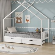 Κρεβάτι παιδικό Valerie-Leuko - 196.00Χ97.00Χ186.00cm