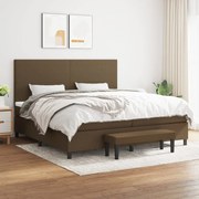 ΚΡΕΒΑΤΙ BOXSPRING ΜΕ ΣΤΡΩΜΑ ΣΚΟΥΡΟ ΚΑΦΕ 200X200 ΕΚ. ΥΦΑΣΜΑΤΙΝΟ 3136464