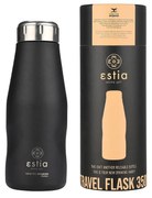 ΘΕΡΜΟΣ TRAVEL FLASK SAVE THE AEGEAN 350ml MIDNIGHT BLACK ESTIA 01-22297