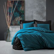Παπλωματοθήκη Plain 129CTN3841 (Σετ 4τμχ) Petrol Blue L'Εssentiel Maison Διπλό 200x220cm 100% Βαμβάκι