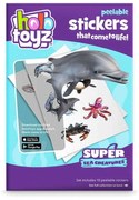 Αυτοκόλλητα Τοίχου Super Sea Creatures (Σετ 10Τμχ) HTST100SeaCreatures Multi HoloToyz