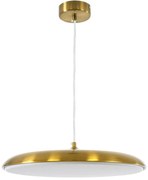 Φωτιστικό Οροφής Baron 60887 Φ40x10cm Led 2880lm 24W Gold Globostar