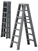 Πτυσσόμενη σκάλα αλουμινίου - 342-7 - 611141