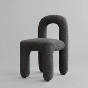 Καρέκλα Τραπεζαρίας Daiku - Μπουκλέ Deep Taupe H82 x W53 x L46 cm 101 COPENHAGEN