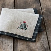 Πετσέτα Κουζίνας Χριστουγεννιάτικη Festive Beige-Grey Nima 40x40cm