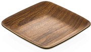 Πιάτο Ρηχό 10259 19x19cm Brown Evelin Polystyrene