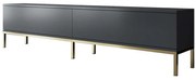 Έπιπλο Τηλεόρασης Lord 618BLY1187 180x30x47cm Anthracite-Gold