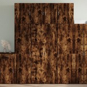Ντουλάπα Καπνιστή Δρυς 80x42,5x249 εκ. από Επεξεργασμένο Ξύλο 3281368