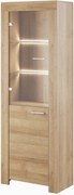 Lh-homefurniture Βιτρίνα SKY Riviera  70x197x37cm 36116-SKN-V