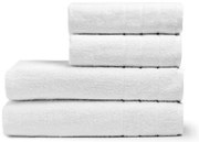 Beauty Home Πετσέτα Μπάνιου Ξενοδοχείου Crystal 3lines 600gsm Art Ε3063 100% Cotton 80x150 Λευκό