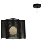 Φωτιστικό Οροφής HM841P29BK 1ΧΕ27 29Χ20ΧH120 Black Aca Decor Μέταλλο