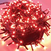 Χριστουγεννιάτικα λαμπάκια 100 LED  κόκκινου φωτισμού  -  10 μέτρα